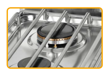 Cocina a gas 4 fuegos SERIE 600 CG-4F