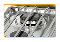 Cocina a gas 4 fuegos SERIE 600 CG-4F
