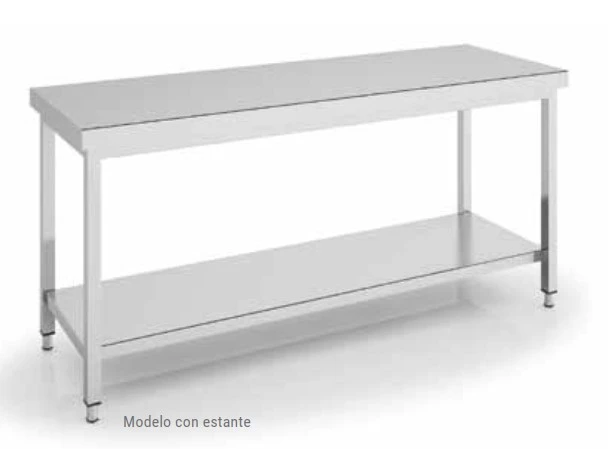 Mesa Trabajo Central C/Estante Dim:1100X700X850 Mm