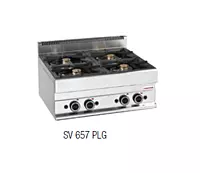 Cocina a gas de sobremesa S.650 SV 657 PLG