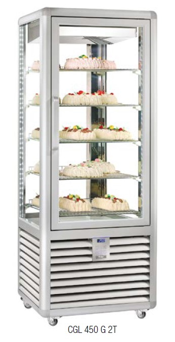 Armario de exposición para pastelería/heladería frío ventilado (-20º/+5ºC) CGL 450 G 2T