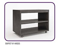 Mueble neutro de buffet modular acabado Heras