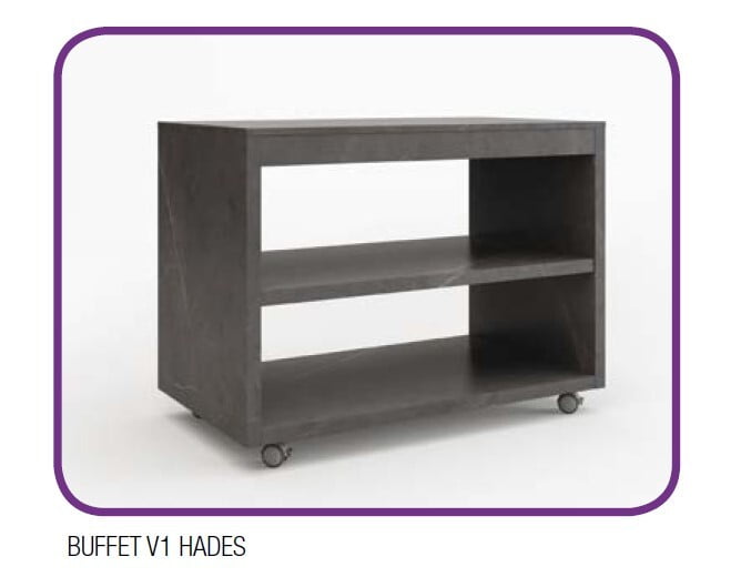 Mueble neutro de buffet modular acabado Heras