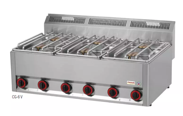 Cocina a gas S.600 CG-6 V