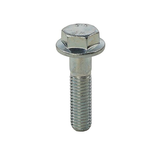 M8 X 50 Hexagon Serrated Flange Bolts Bzp