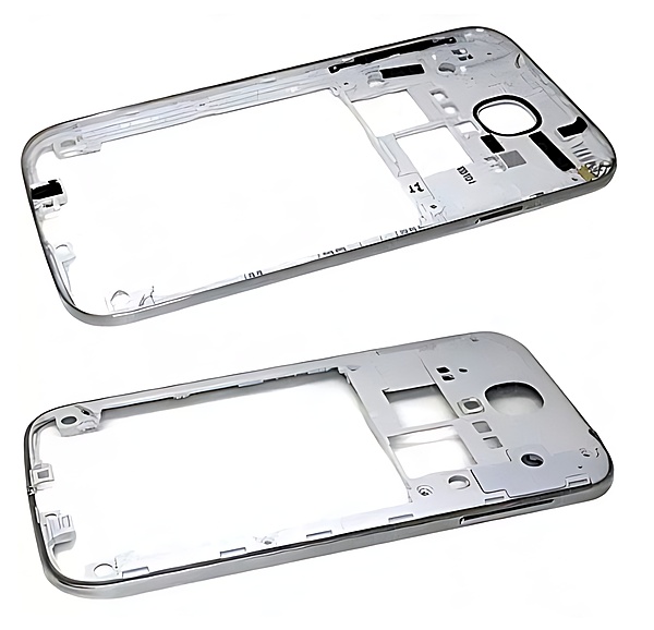 For Samsung Galaxy S4 i9500 - Side Bezel , Rear Housing Chrome With Buttons