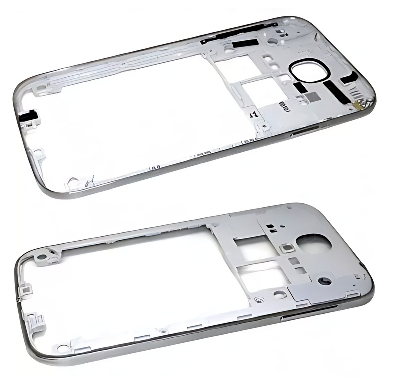 For Samsung Galaxy S4 i9500 - Side Bezel , Rear Housing Chrome With Buttons