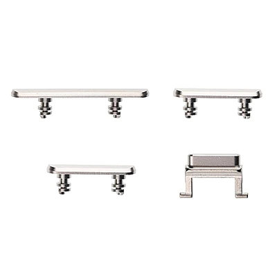 iPhone X - Replacement Buttons Set - Silver