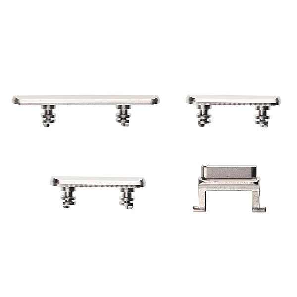 iPhone X - Replacement Buttons Set - Silver