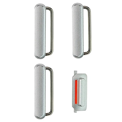 iPhone 6 And 6 Plus - Button Set - Silver , White