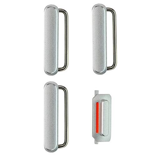 iPhone 6 And 6 Plus - Button Set - Silver , White