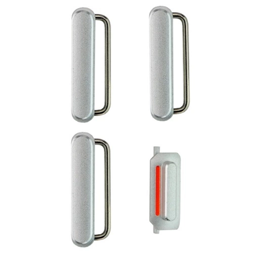 iPhone 6 And 6 Plus - Button Set - Silver , White