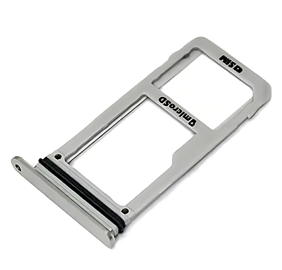 For Samsung Galaxy Note 7 - Replacement SIM SD Tray With Water Seal - Silver