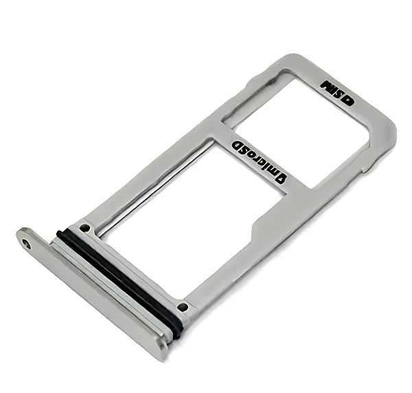 For Samsung Galaxy Note 7 - Replacement SIM SD Tray With Water Seal - Silver