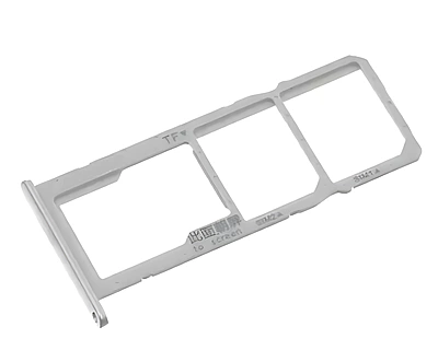 Huawei Y6p - Replacement Dual SIM & SD Card Tray - Silver