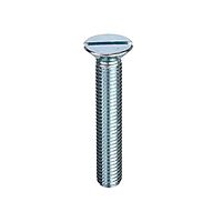 M6 X 60 Slotted Csk Machine Screw BZP