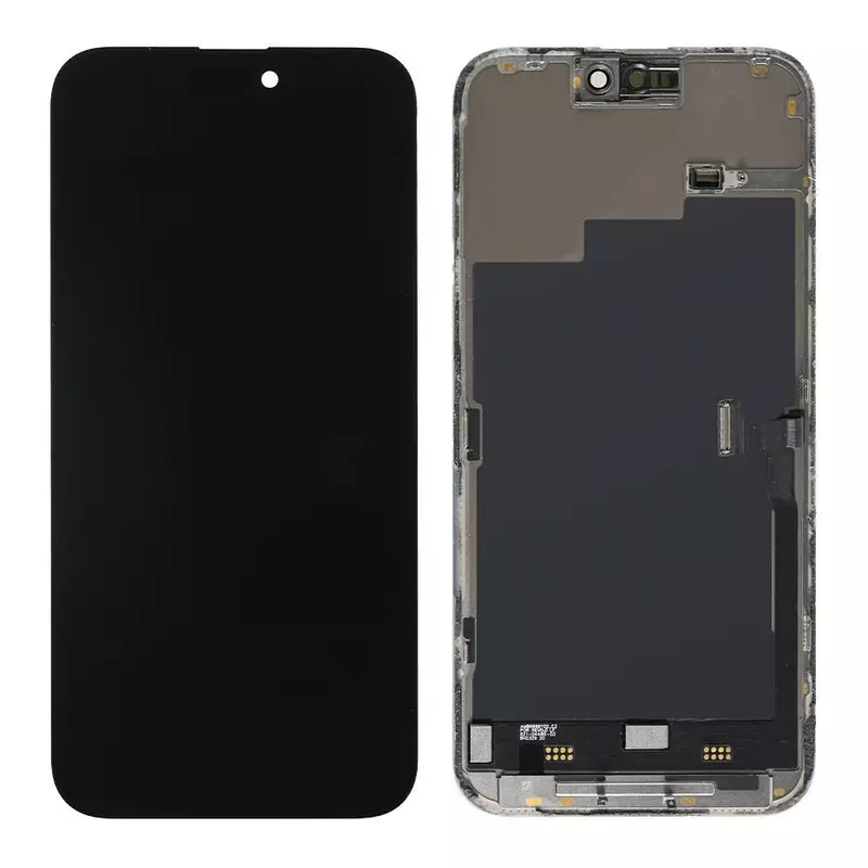 Flycdi Soft OLED - iPhone 15 Pro Max Replacement Screen Full High Definition - Soft OLED - Black
