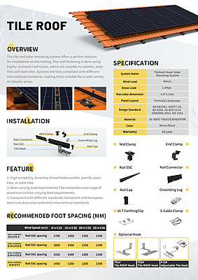 10KW Tile Roof Package(Excluding Installation) 10KW Tile Roof Package(Excluding Installation)