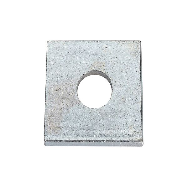 M12x50x50x3mm Square Washer with Round Hole