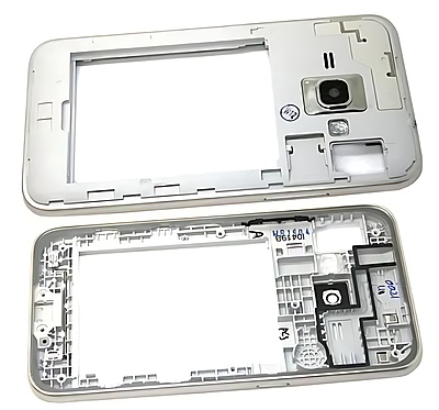 For Samsung J1 2016 , J120 - Replacement Surround Bezel , Chassis With Lens - Gold