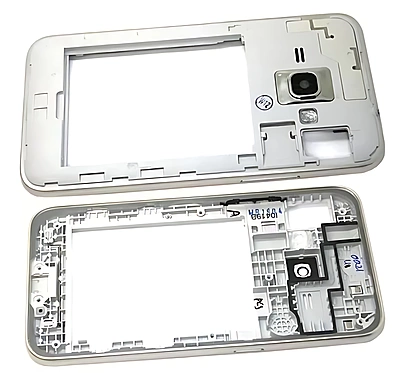 For Samsung J1 2016 , J120 - Replacement Surround Bezel , Chassis With Lens - Gold