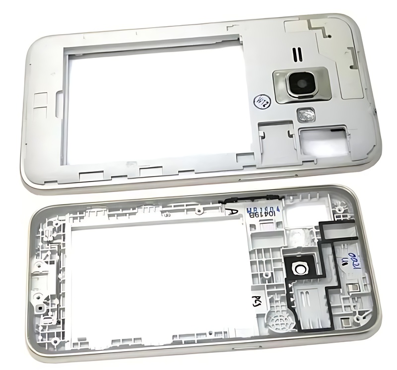 For Samsung J1 2016 , J120 - Replacement Surround Bezel , Chassis With Lens - Gold