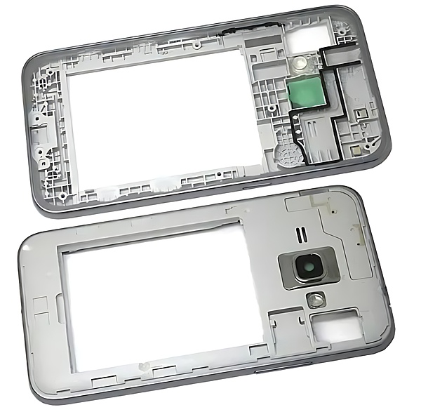 For Samsung J1 2016 , J120 - Replacement Surround Bezel , Chassis With Lens - Grey