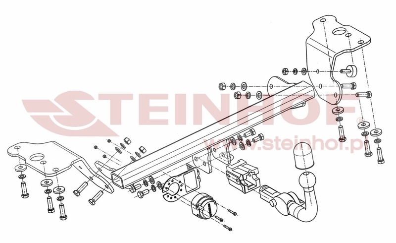 Toyota Auris 3/5D Tow Bar (2007-2012) T-091