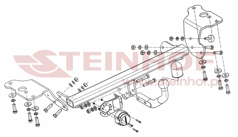 Toyota Auris 5D Tow Bar (2016-2019) T-092