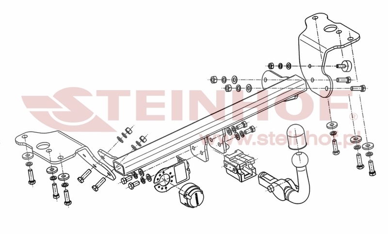 Toyota Auris 5D Tow Bar (2016-2019) T-093
