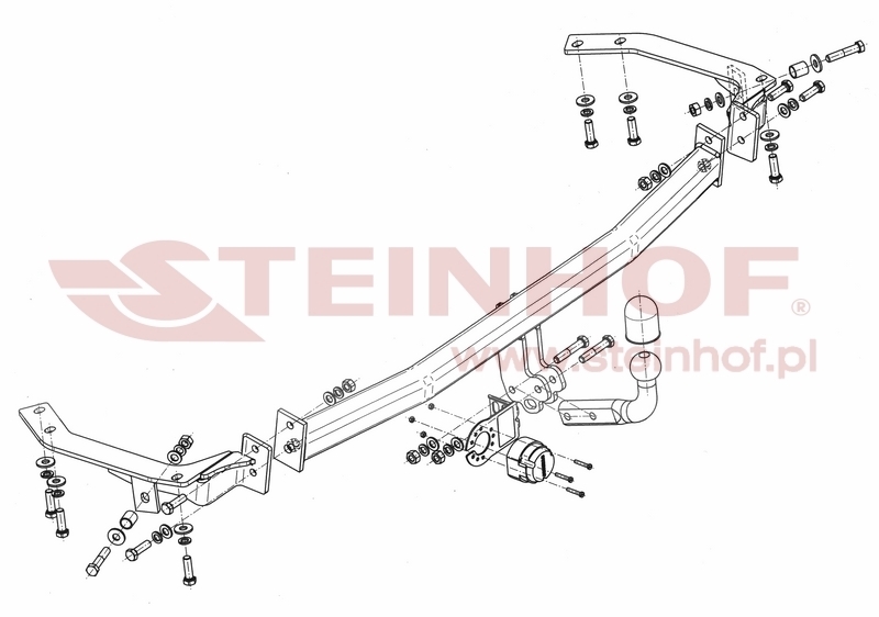 Toyota Avensis Verso Tow Bar (2001-2006) T-094