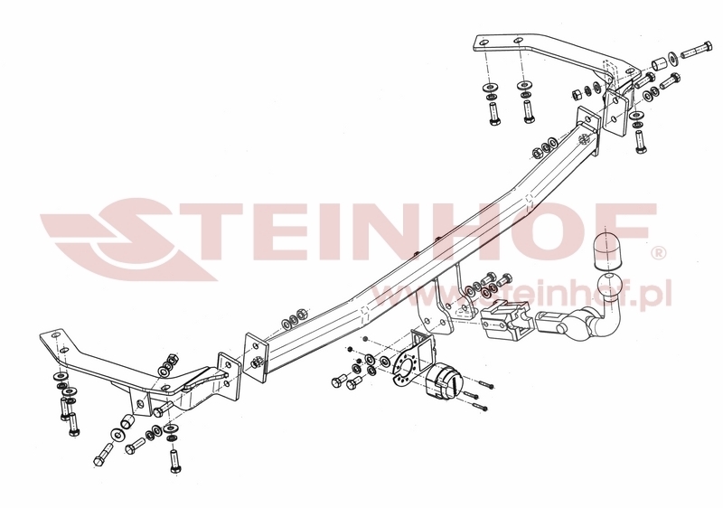 Toyota Avensis Verso Tow Bar (2001-2006) T-095