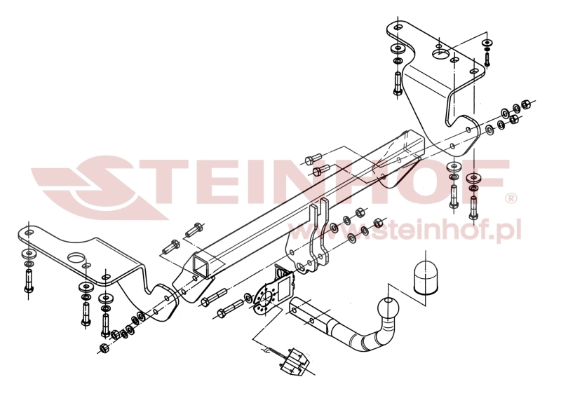 Toyota Avensis Estate (T27) Tow Bar (2009-2018) T-098