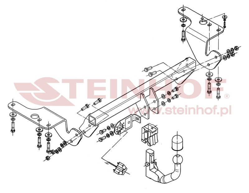 Toyota Avensis Estate (T27) Tow Bar (2009-2018) T-099