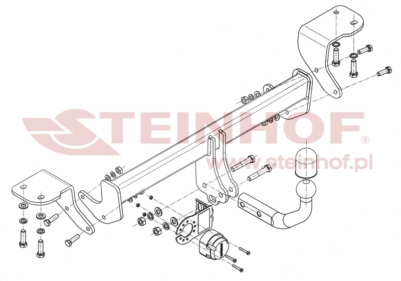Toyota Auris Hybrid Touring Sports
(Estate) Tow Bar (2013-2019) T-108