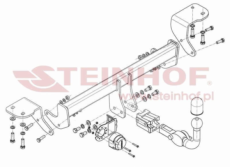 Toyota Auris Hybrid Touring Sports
(Estate) Tow Bar (2013-2019) T-109