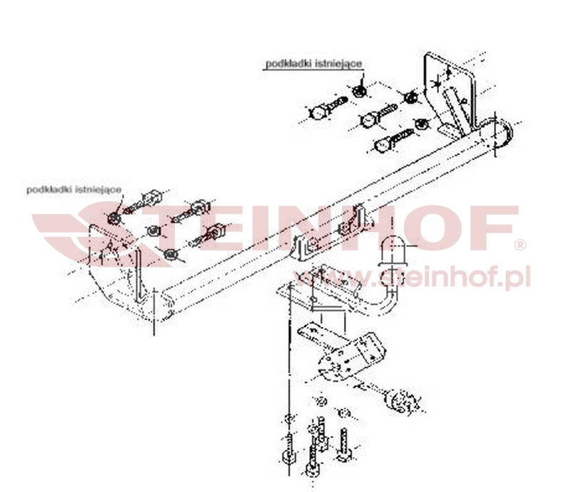 Toyota Corolla 4/5D (E11) Tow Bar (1997-2002) T-116