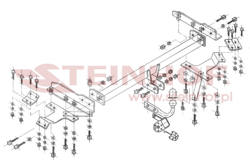 Toyota Corolla Verso Tow Bar (2004-2009) T-124