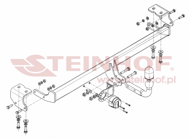Toyota Auris Hybrid 5D Tow Bar (2013-2019) T-130