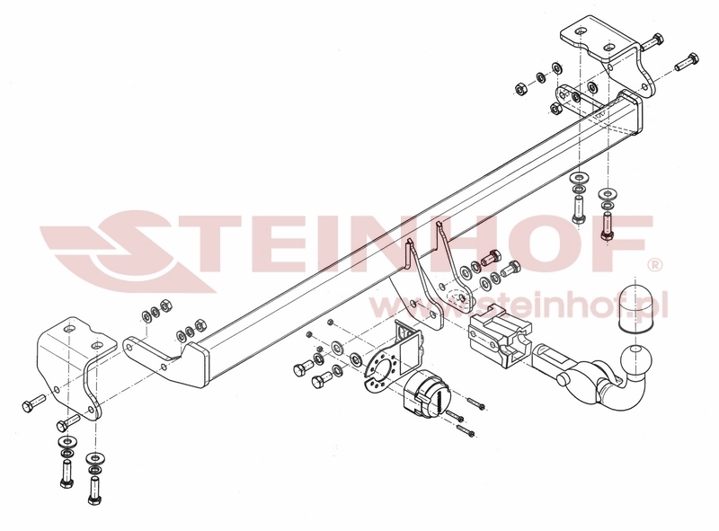 Toyota Auris Hybrid 5D Tow Bar (2013-2019) T-131