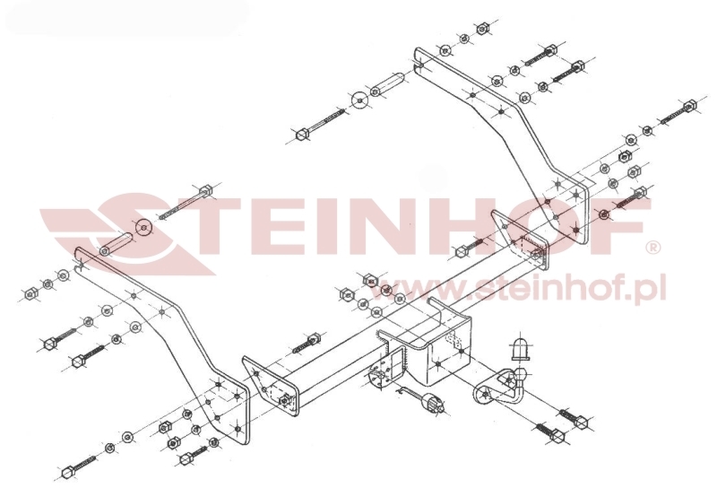 Toyota Hilux Tow Bar (1998-2005) T-145