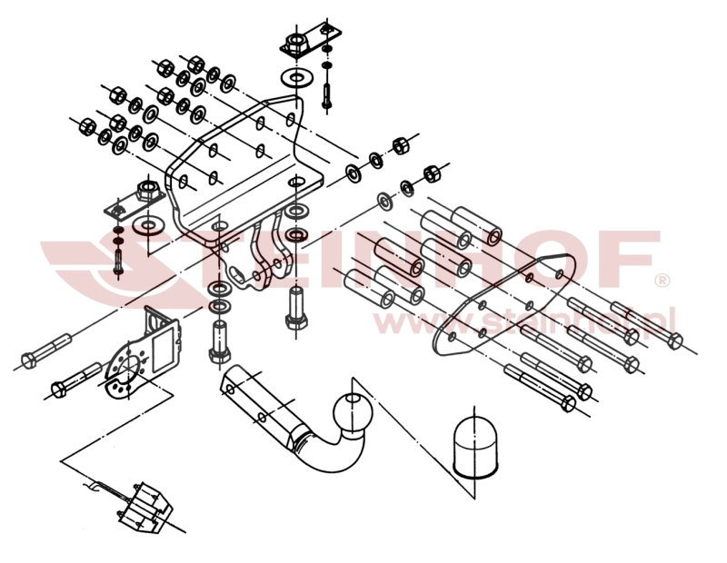Lexus LX 570 Tow Bar (2008-®) T-170