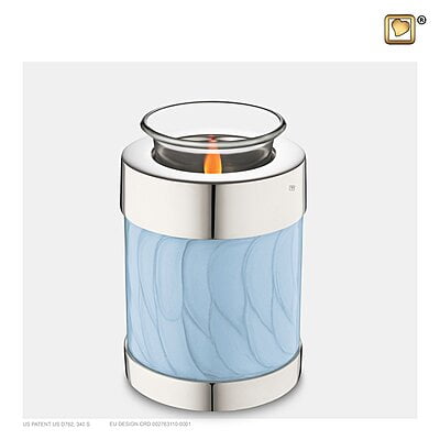 T668 TEALIGHT PEARL BLUE™