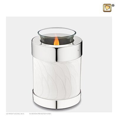 Mini Messing Urn met waxinelichtje T671