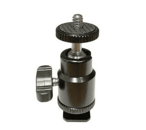 TA-B10 | Pan-tilt 1/4” ball head with cold shoe and screw blot for camera TA-B10 | Pan-tilt 1/4” ball head with cold shoe and screw blot for camera