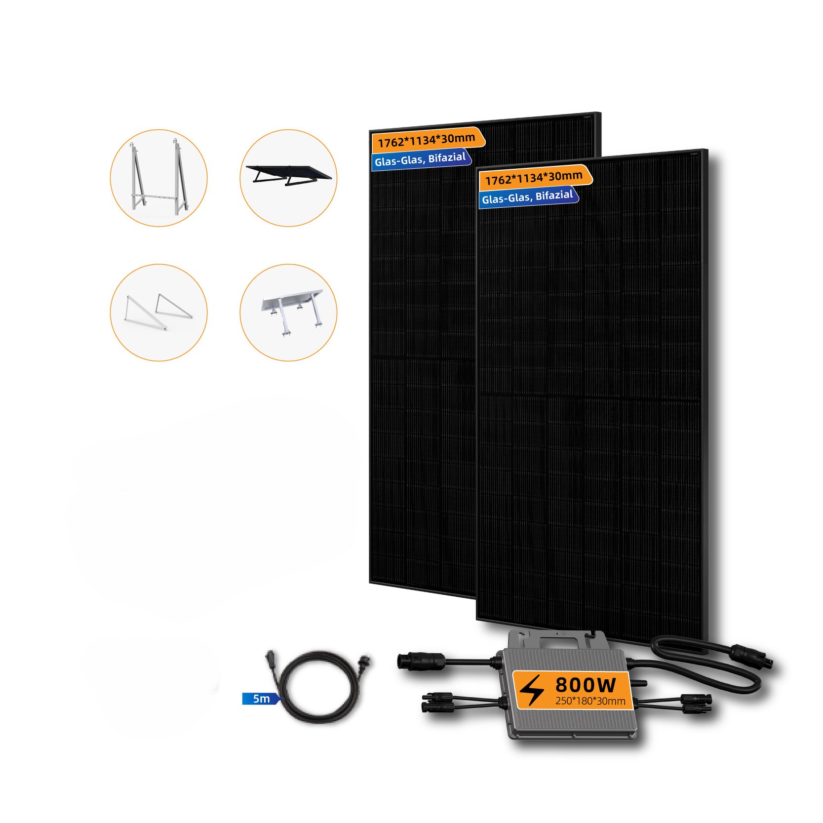 800W Balkonkraftwerk