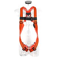 Skypro 1-punts harnas met normale sluiting – zwart/oranje