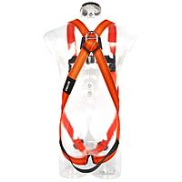 Skypro 1-punts harnas met normale sluiting – zwart/oranje