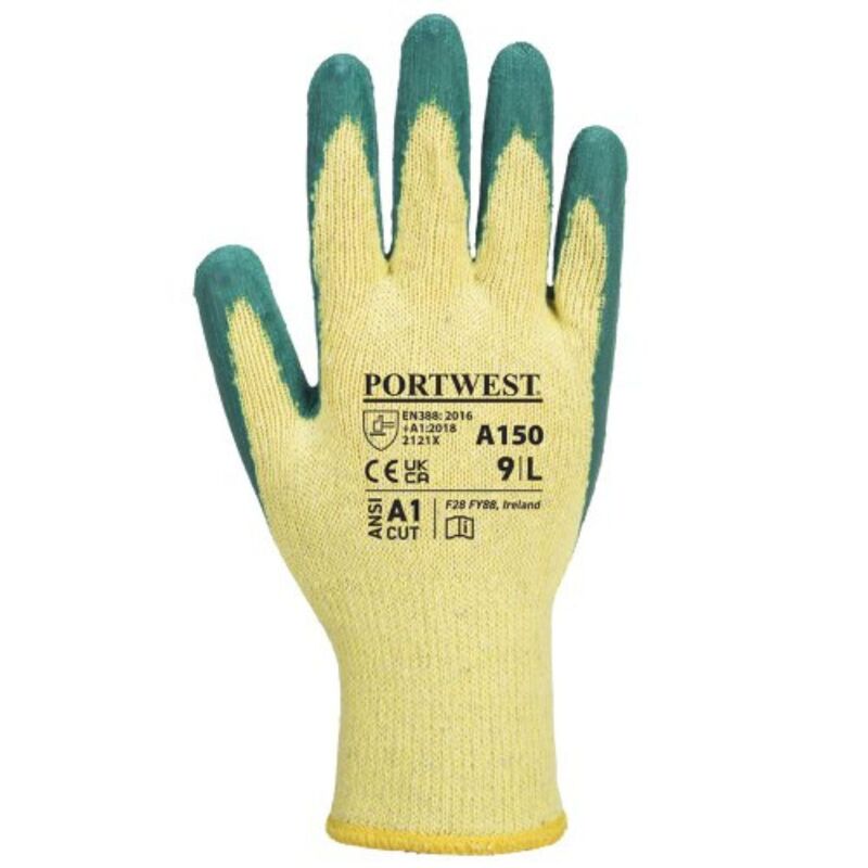 Portwest A150 Classic groen – veelzijdige werkhandschoenen met latex coating