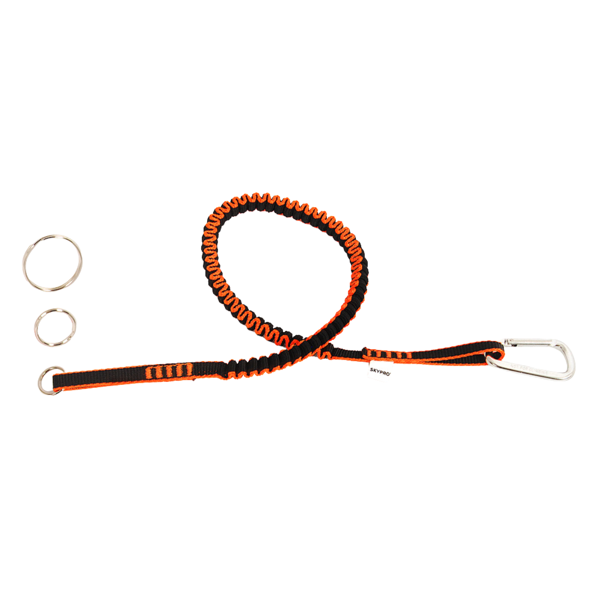 Skypro Tool Lanyard zwart – ring-ring, veiligheid op hoogte